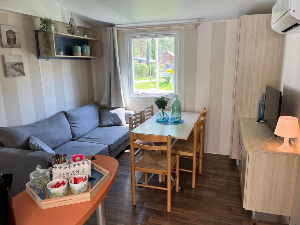 Mobil-Home Climatise Avec Piscine Aureilhan  Eksteriør bilde